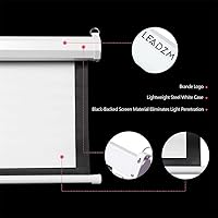 AMZOSS Motorized Projector Screen 100 Inch 4:3 — image 5