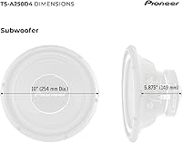 Pioneer TS-A250D4 10” Subwoofer — image 6