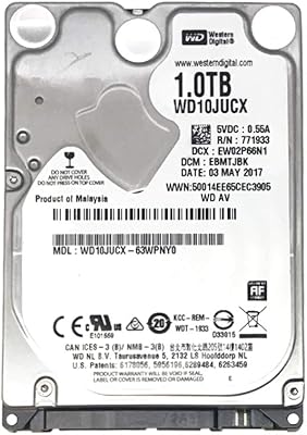 Western Digital 1TB 5400RPM 16MB Cache SATA 2.5inch Hard Drive
