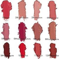 JUDUNA 12 Color Cream Lip Gloss Set 6ml - Shade 08# — image 5