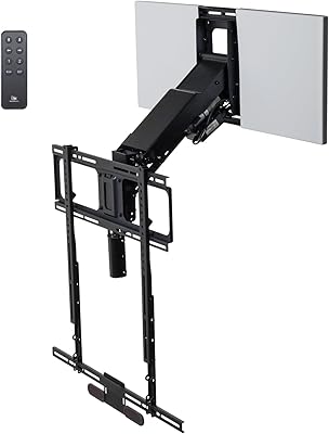 MantelMount MM815 Motorized Remote Control Pull Down TV Mount