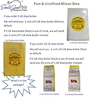 SmellGood Purest Ivory Unrefined African Shea Butter 5lbs — image 6