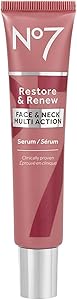No7 Restore & Renew Multi-Action Face & Neck Serum 1 Fl Oz Review