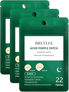BREYLEE Tea Tree Acne Patches, 66 Count Review