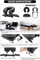 TRENDBOX Face Down Tabletop Massage Kit Adjustable Headrest Pillow — image 3