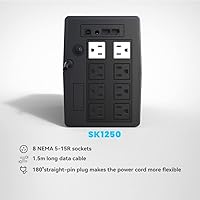 SKE UPS Battery Backup and Surge Protector 1250VA/720W — image 6