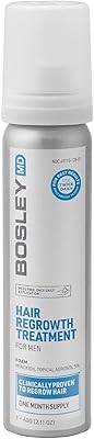 BosleyMD Minoxidil Foam Extra Strength 5% Hair Regrowth Treatment, 2 oz