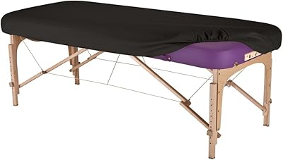 EarthLite Massage Table Protection Cover – Black, Fits 28-32″ Wide Tables