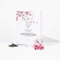 Snow Fox Japanese Cherry Blossom & White Tea Smoothing Sheet Mask 5 Pack — image 4
