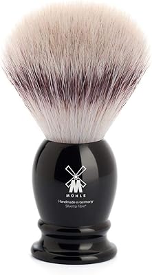 MÜHLE Classic Black Medium Silvertip Fiber Shaving Brush