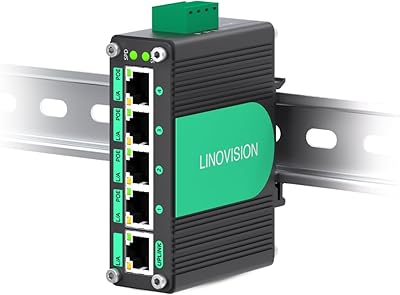 LINOVISION Industrial 5-Port Gigabit Solar PoE Switch