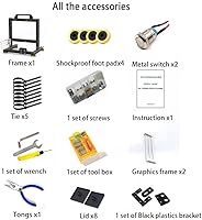 egowz ITX ATX MATX/EATX Open Aluminum Frame Chassis (ATX) — image 6