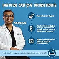 Carpe Underarm Antiperspirant and Deodorant Lotion - Fragrance Free, 3.84oz — image 5