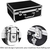 Large Tattoo Case Tattoo Kit Box - Aluminum Traveling Convention Carry Case (Silver) — image 2