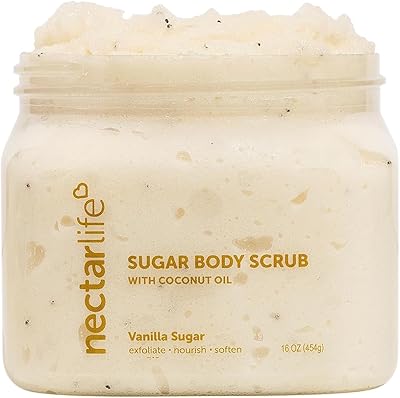 Nectar Life Exfoliating Sugar Scrub Vanilla 16oz