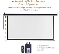 ZUEDA 100 Inch Motorized Projector Screen — image 3