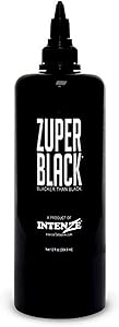 Intenze Zuper Black Tattoo Ink 12oz Review