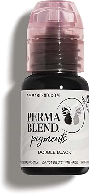 Perma Blend Double Black Microblading Ink 0.5oz