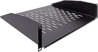 NavePoint 2U 19-Inch Universal Vented Rack Mount Cantilever Server Cabinet Shelf 14-Inches Deep — image 2