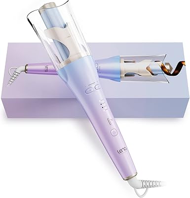 LENA Geniecurl Auto Hair Curler with 1″ Ceramic Ionic Barrel