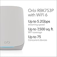 NETGEAR Orbi RBK753P WiFi 6 Mesh Network System — image 2