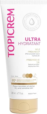 Topicrem Sensitive Skin Ultra-Moisturizing Progressive Tan 200mL