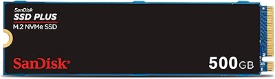 SanDisk SSD Plus M.2 NVMe 500GB