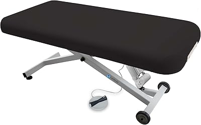 EarthLite Ellora Electric Lift Massage Table, 32″ x 73″, Black
