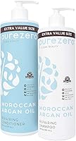 Purezero Moroccan Argan Oil Shampoo & Conditioner Set 20 FL Oz (Pack of 2) — image 1