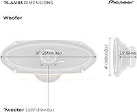 Pioneer TS-A4103 4″ x 10″ 2-Way Speakers — image 6