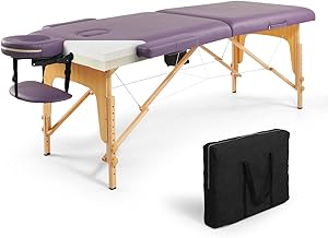 CAPHAUS 84 Inch Memory Foam Massage Table, Purple Review