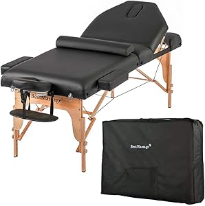 BestMassage Massage Bed Portable Massage Table 77″ L 30″ W 4″ THK Review