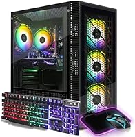 STGAubron Gaming PC Desktop, Intel Core i3-10105F, Radeon RX 560 4G, 16GB RAM, 512GB SSD — image 1