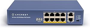 Amcrest 8-Port POE+ Switch 96W Review
