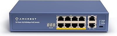 Amcrest 8-Port POE+ Switch 96W