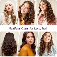 Posicurly Heatless Curls Overnight Hair Curlers - 4 Pcs Velvet Rollers with Satin Wrap — image 7