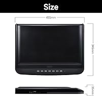 ZBARK 17.3 Inch Car Overhead Flip Down Monitor — image 4