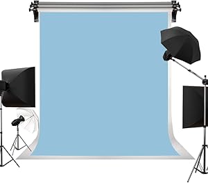 Kate 8ft×10ft Solid Light Blue Photography Backdrop Review