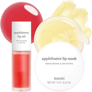 NOONI Applebutter Lip Mask & Appleberry Lip Oil Duo Review