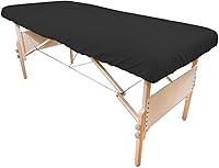 Body Linen Tranquility Microfiber Massage Sheet Set - Black — image 2