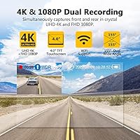 Z-Edge T4K Dual Dash Cam 4K+1080P — image 2