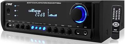 Pyle PT390AU 4-Channel Home Audio Amplifier