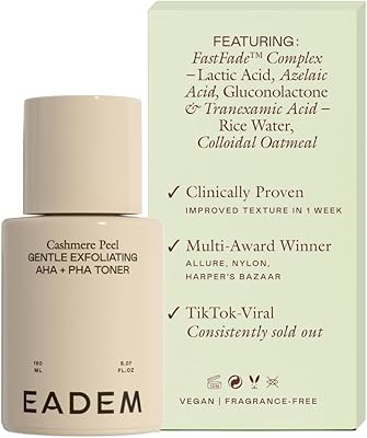 EADEM Cashmere Peel AHA & PHA Toner, 5oz