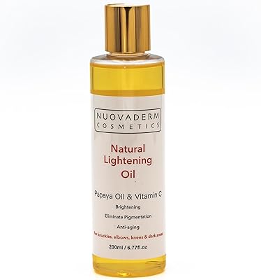 NUOVADERM Natural Brightening Oil with Papaya, Vitamin C & E - 30mL