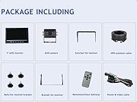 ATPTK 7″ 1080P AHD Wired Reverse Backup Camera System — image 7