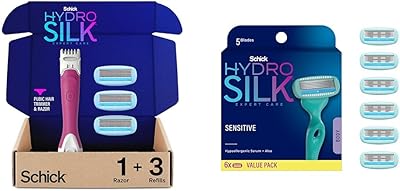 Schick Hydro Silk Trimstyle Bikini Razor with Trimmer, 5 Blade, 6 Count