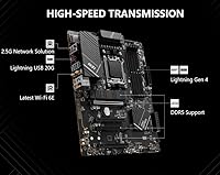 INLAND MSI PRO B650-P WiFi Motherboard with AMD Ryzen 5 7600X Processor — image 5