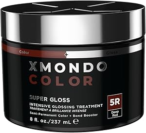 XMONDO Color Deep Red Brown Color Depositing Mask & Semi-Permanent Hair Dye, 8 Fl Oz Review