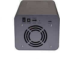 IO CREST SY-ENC50127 USB 3.2 Type-C Dual Bay HDD + M.2 NVMe External Enclosure — image 4