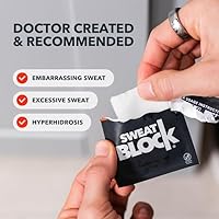 SweatBlock Antiperspirant Wipes – 20 Wipes — image 3